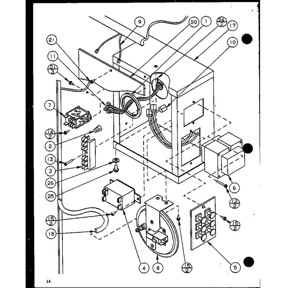 Diagram 8 Diagram and Parts List for GCI140A35 P9811208F Amana Furnace