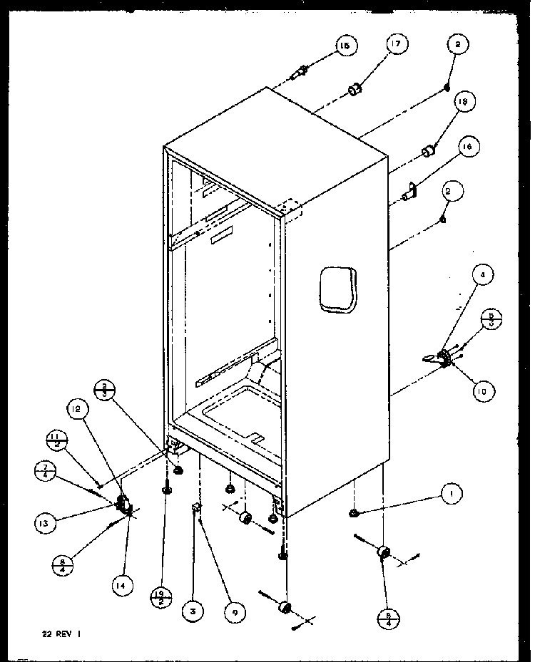 Accessory Kit Parts Diagram and Parts List for 85161W-P1117111WW  Amana Refrigerator