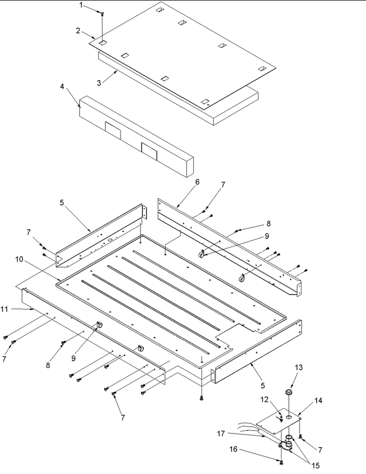 Heater Box Assembly Diagram and Parts List for AKT3650E-P1143731NE  Amana Cooktop