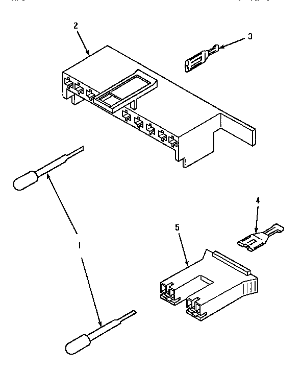 Motor Connect Block, Diagram and Parts List for LW8413W2 LW8413W2A Amana Washer