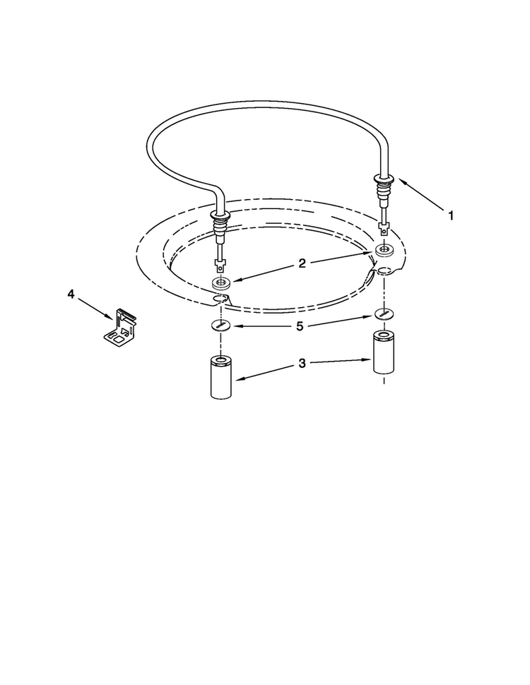 Heater Parts Diagram and Parts List for MDB4630AWB0  Maytag Dishwasher
