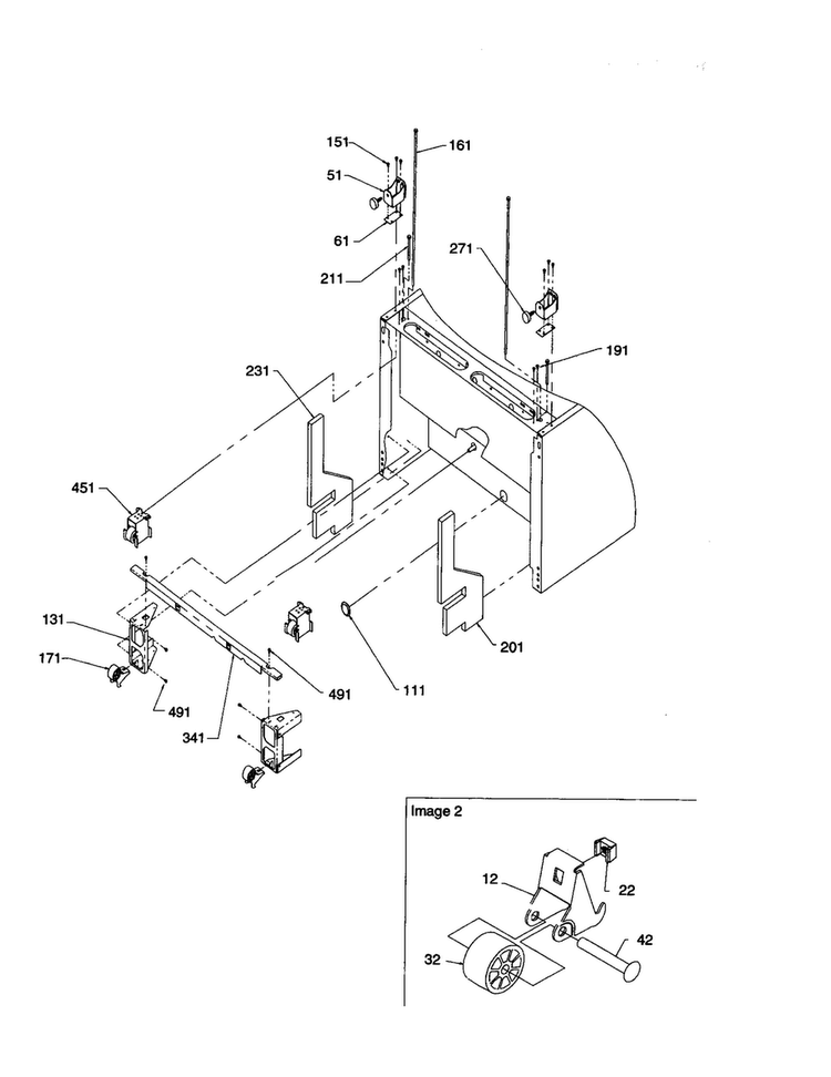 Bottom Hinges And Rollers Diagram and Parts List for BRF20VCPE-P1321306XE  Amana Refrigerator