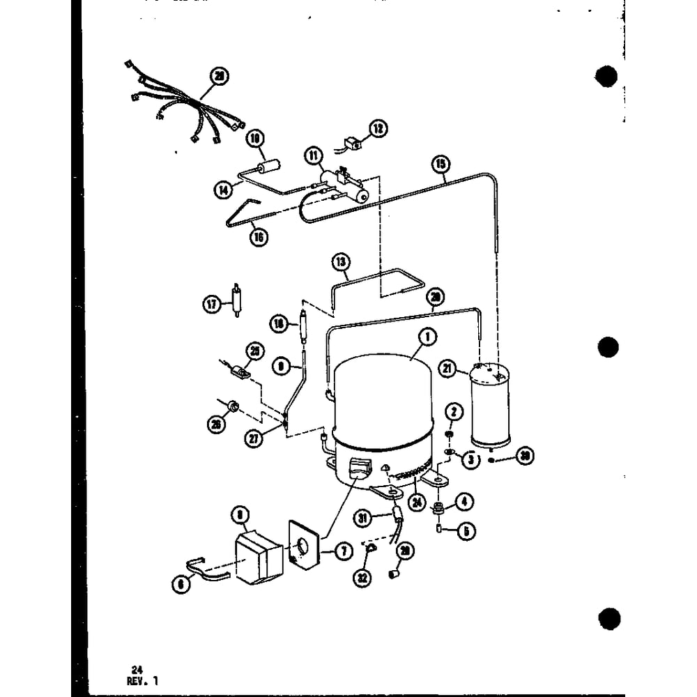 Diagram 4 Diagram and Parts List for D67472-1C P67472-1C Amana Furnace