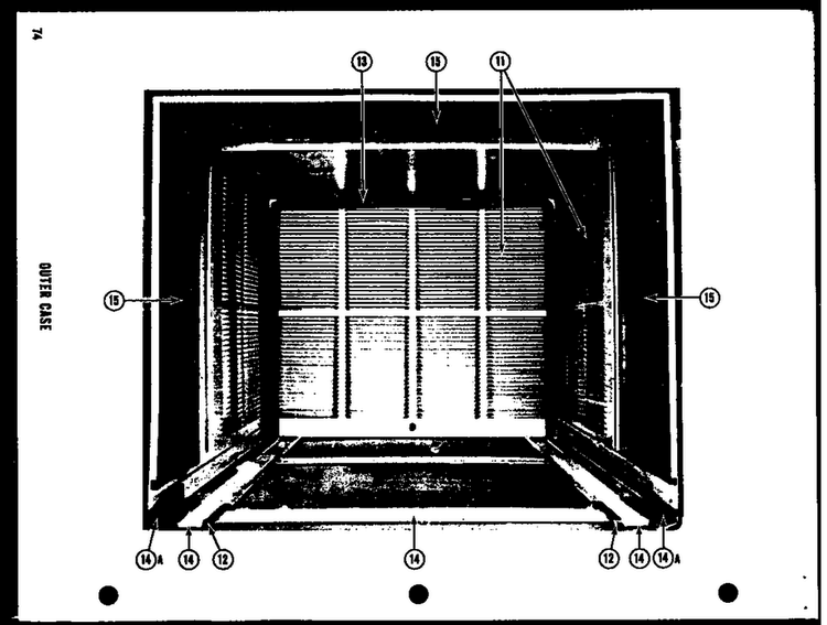 Section 8 Diagram and Parts List for 324-3B  Amana Air Conditioner