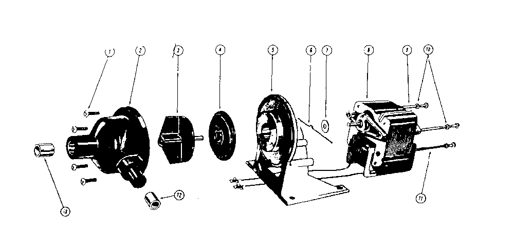 802356 Pump And Motor Assembly Diagram and Parts List for SDWP2410  Kenmore Dishwasher