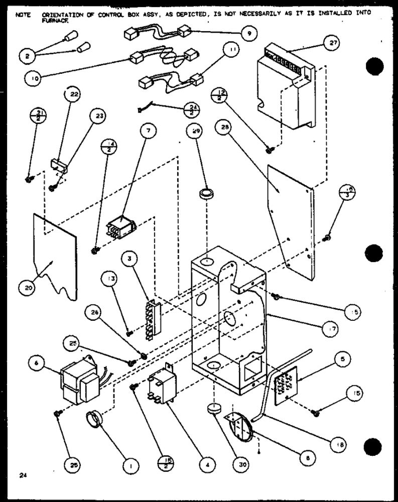 Diagram 10 Diagram and Parts List for GCI140B5A0 P9898208F Amana Furnace
