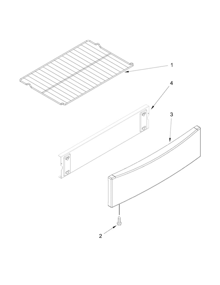 Drawer And Rack Parts Diagram and Parts List for JDS9865BDP23  Jenn-Air Range