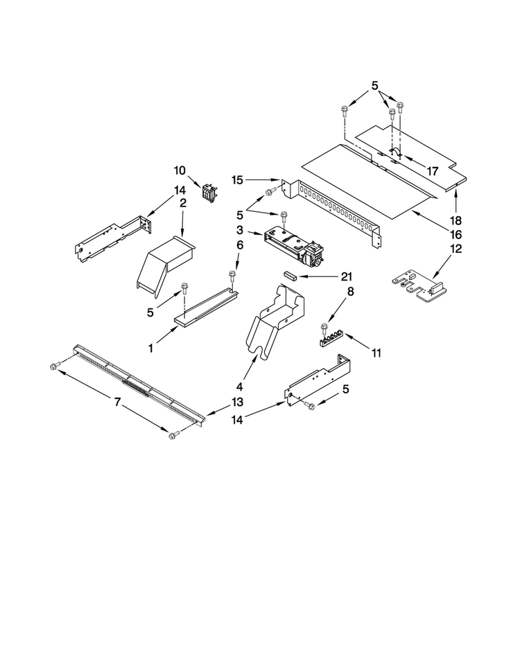 Top Venting Parts Diagram and Parts List for MEW7530WDB01  Maytag Wall Oven