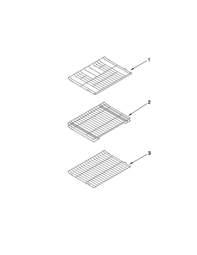 Rack Parts Diagram and Parts List for MGR6875ADB27  Maytag Range
