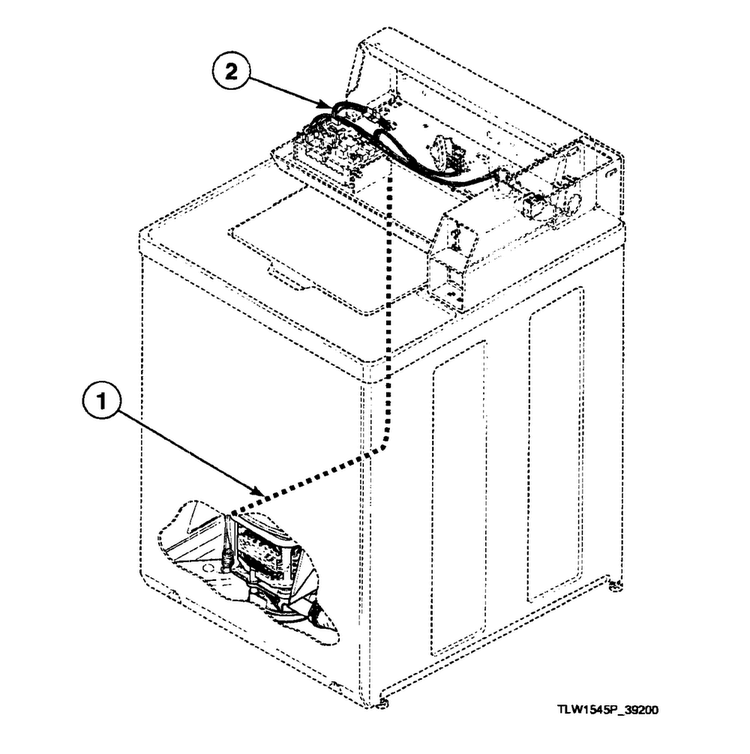 Harnesses Diagram and Parts List for SWT221WM  Speed Queen Washer