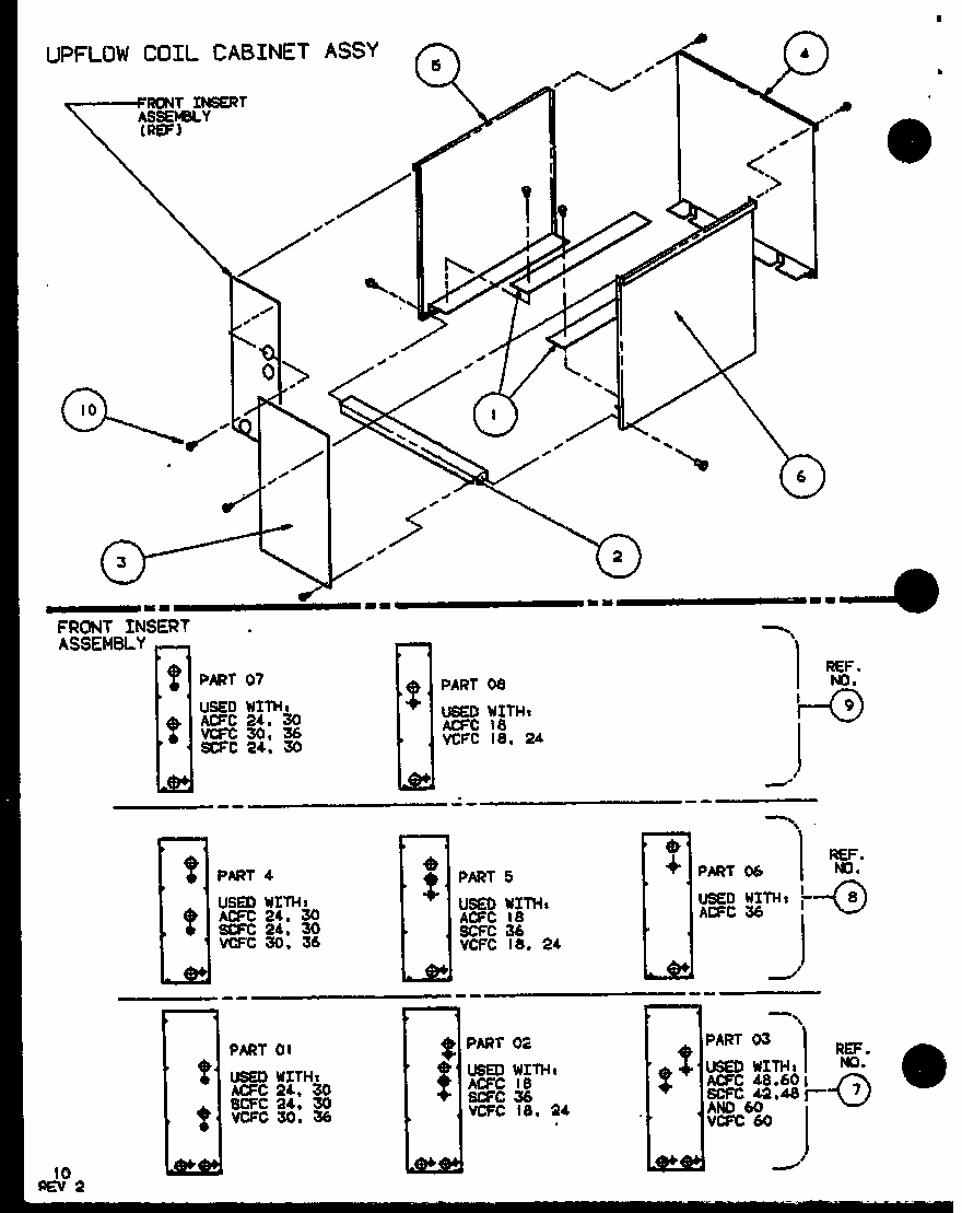 (ccu16/p1101801c) (ccu20/p1101802c) (ccu24/p1101803c) Diagram and Parts List for ACFH24AUMAC P9968007C Amana Air Conditioner