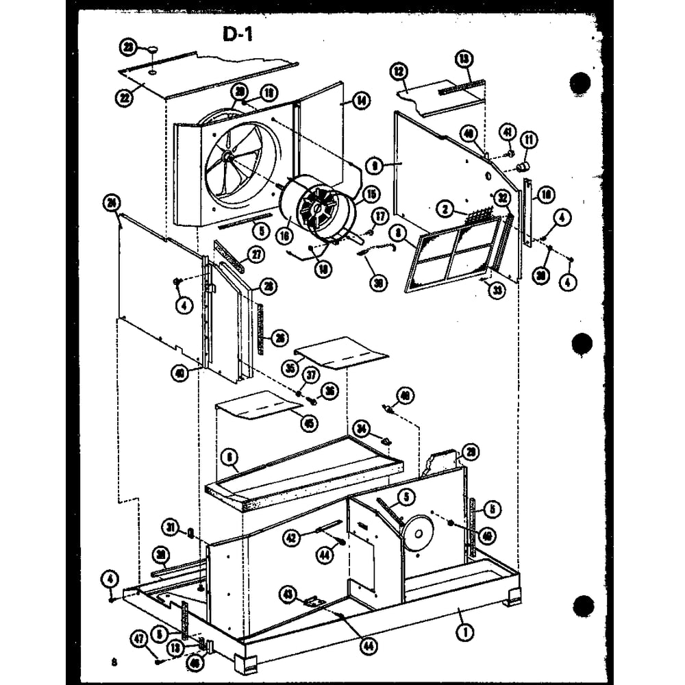 Diagram 6 Diagram and Parts List for 912-3E50A P68412-6R Amana Air Conditioner