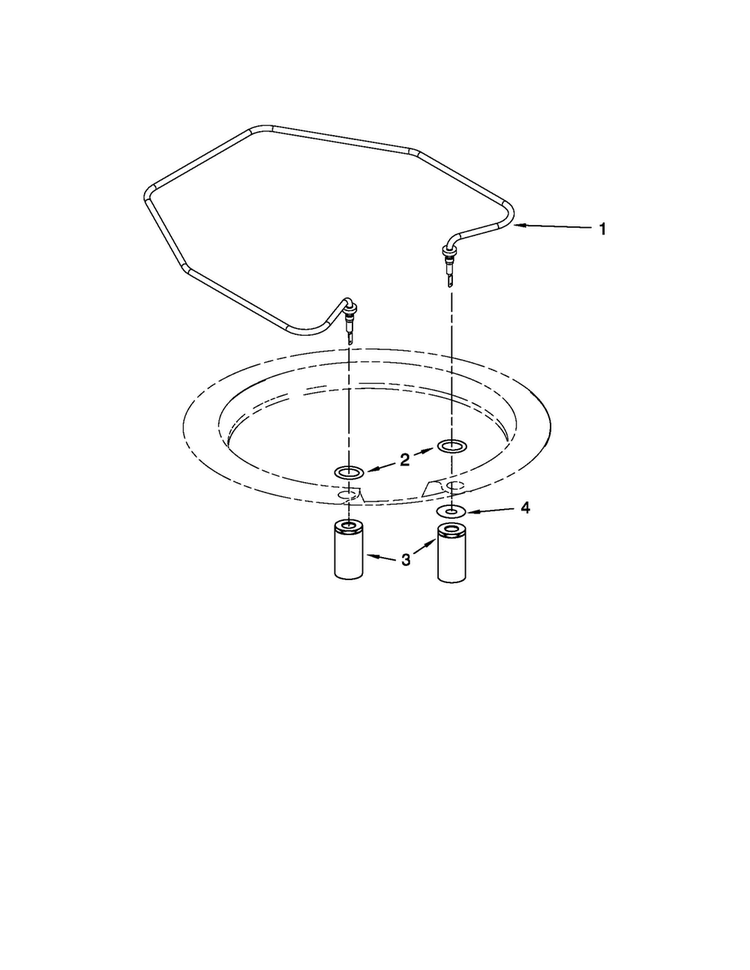 Heater Parts Diagram and Parts List for JDB3600AWS0  Jenn-Air Dishwasher