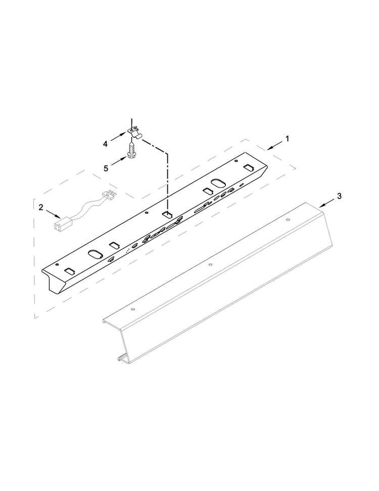 Control Panel Parts Diagram and Parts List for JS48NXFXDE00  Jenn-Air Refrigerator