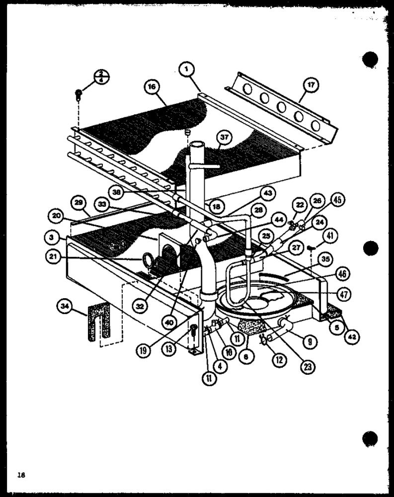 Diagram 8 Diagram and Parts List for EGHW100DC3 P6959002F Amana Furnace