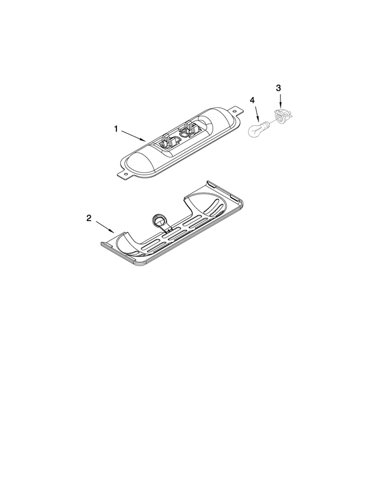 Control Parts Diagram and Parts List for MCD2358WEW01  Maytag Refrigerator