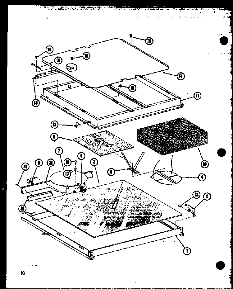 Section 9 Diagram and Parts List for RCC-6-P85318-1S  Amana Microwave