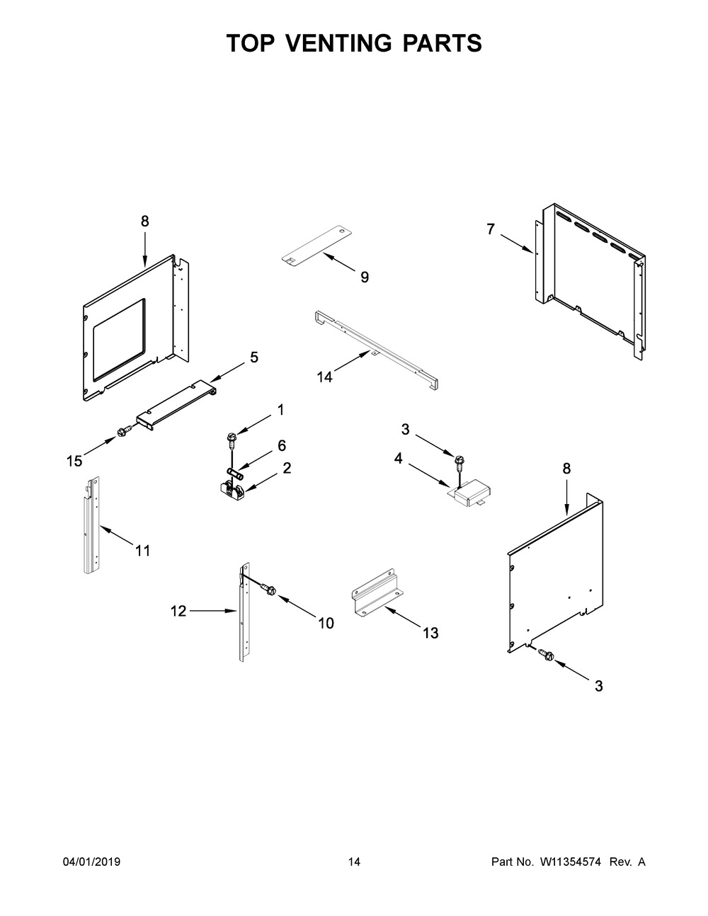 Top Venting Parts Diagram and Parts List for MMW9730FZ04  Maytag Microwave Oven Combo