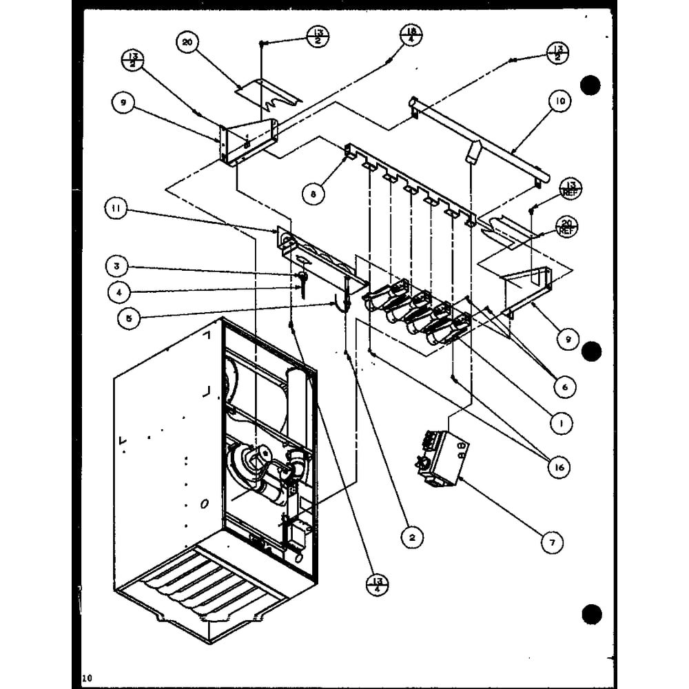 Diagram 4 Diagram and Parts List for GCN115A40 P9961605F Amana Furnace