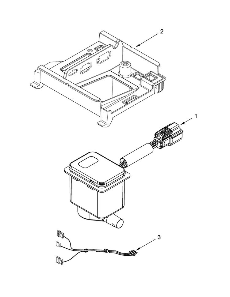 Pump Parts Diagram and Parts List for JIM158XYRS1  Jenn-Air Ice Maker