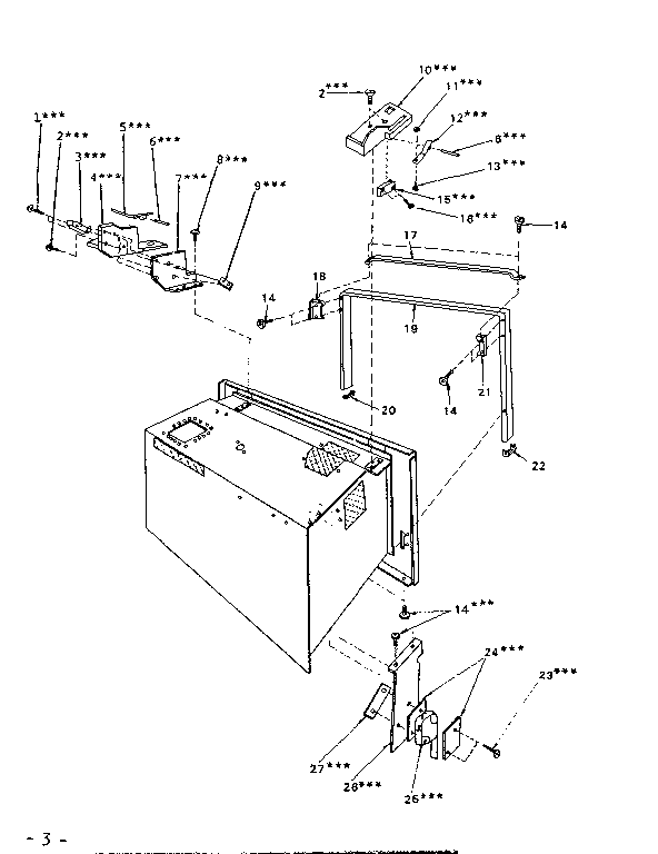 Oven Assembly Diagram and Parts List for 5629967410  Kenmore Microwave