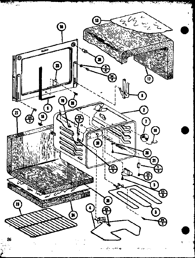 Section 10 Diagram and Parts List for RCC-1010 P85729-1S Amana Range