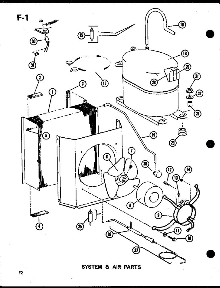 System And Air Parts 3 Diagram and Parts List for EPCG2408-1C P67470-14C Amana Heater