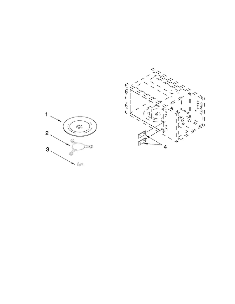 Internal Microwave Parts Diagram and Parts List for JMC2130WS01  Jenn-Air Microwave