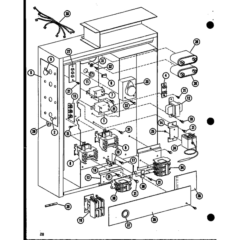 Diagram 9 Diagram and Parts List for D67472-1C P67472-1C Amana Furnace