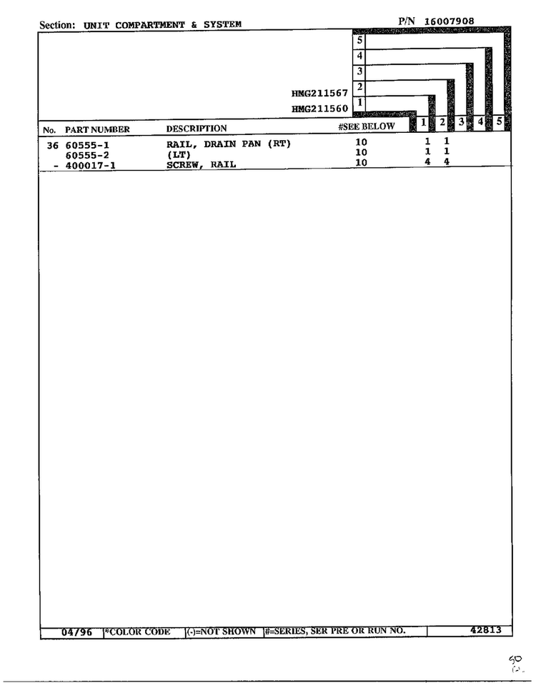 Unit Compartment And System Page 3 Diagram and Parts List for HMG-211560  Admiral Refrigerator