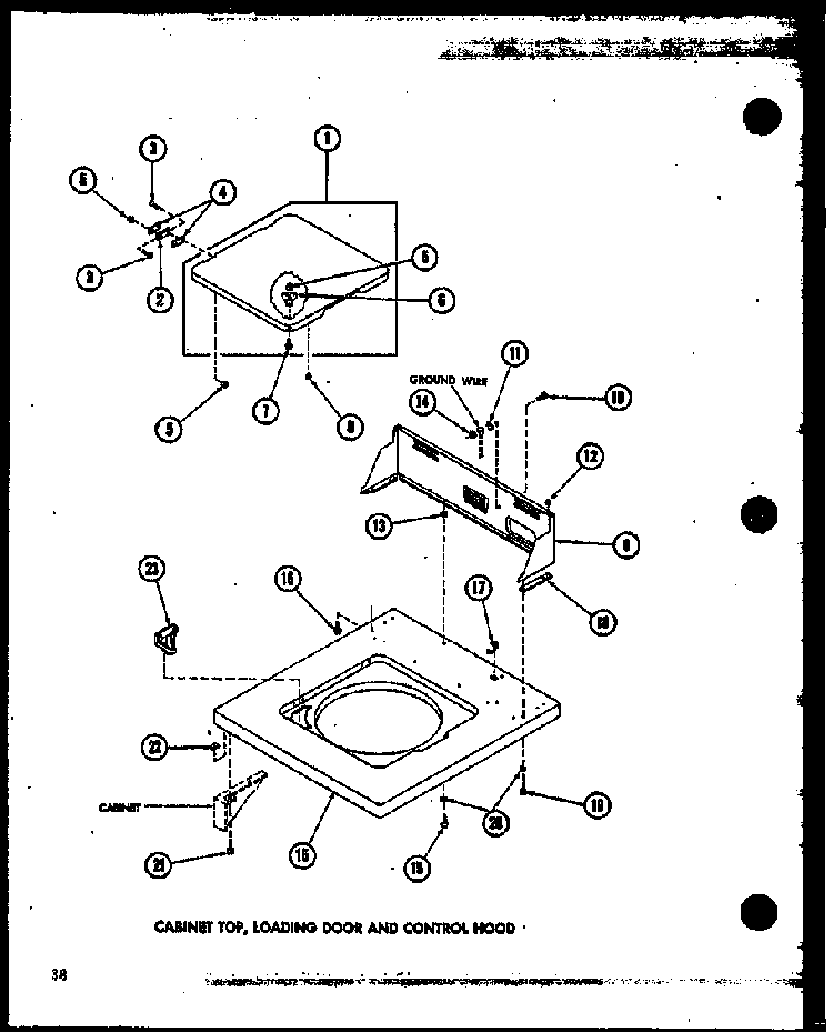 Section 29 Diagram and Parts List for TAA200 P75751-8W Amana Washer