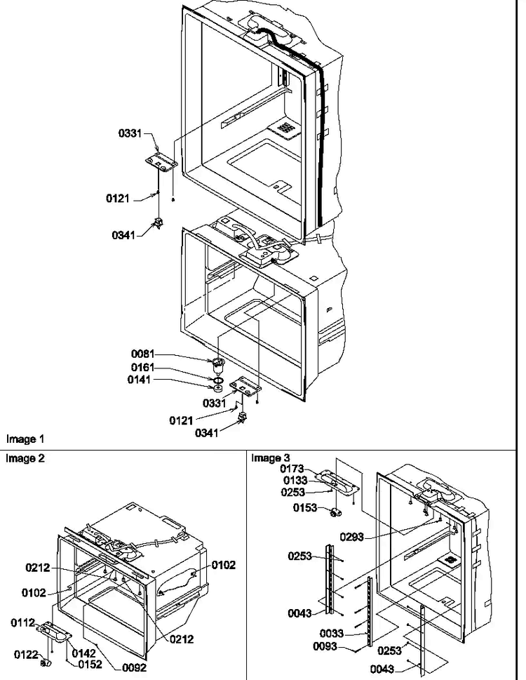 Light Switches & Drain Funnel Diagram and Parts List for BR22VW-P1321505WW  Amana Refrigerator