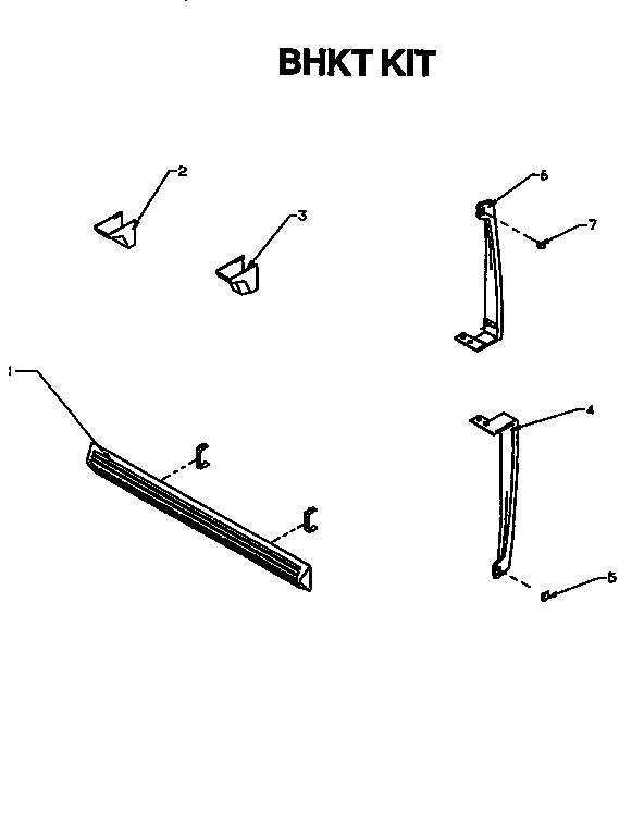 Bhkt Kit Diagram and Parts List for TX19R2-P1158506W  Amana Refrigerator