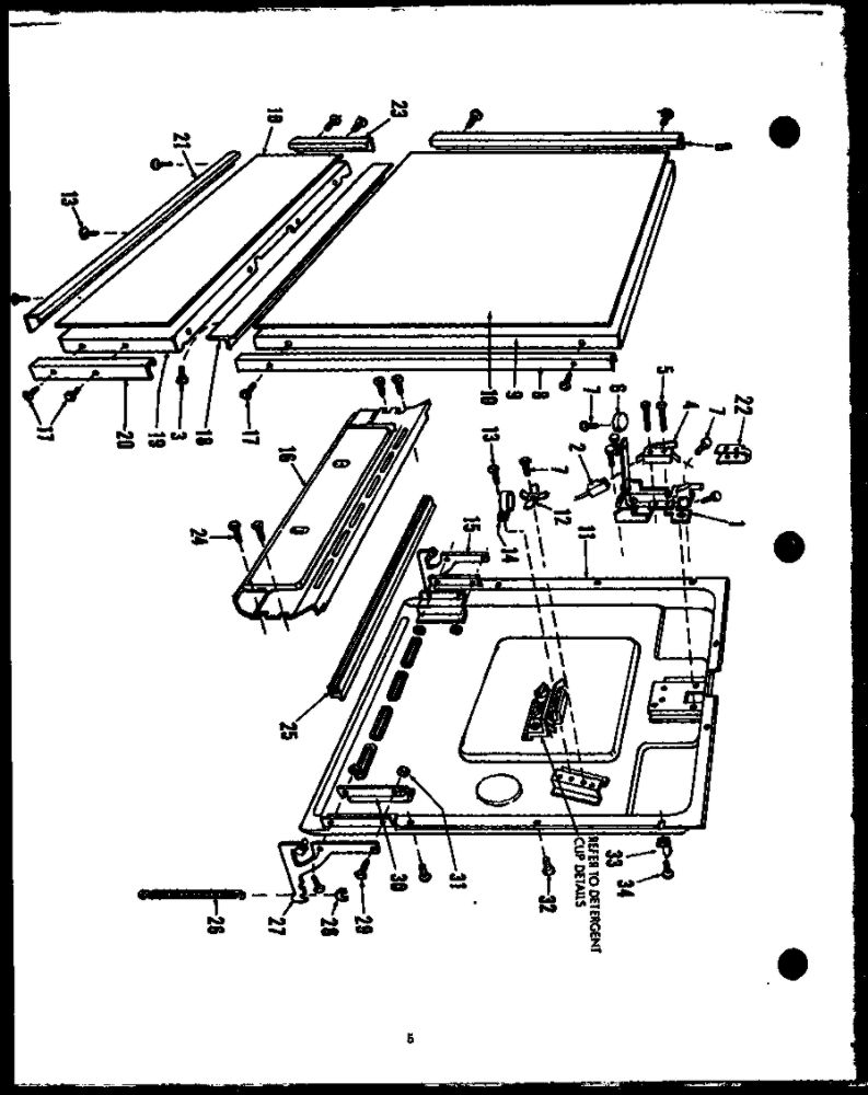 Diagram 3 Diagram and Parts List for GTX-94DW  Amana Dishwasher
