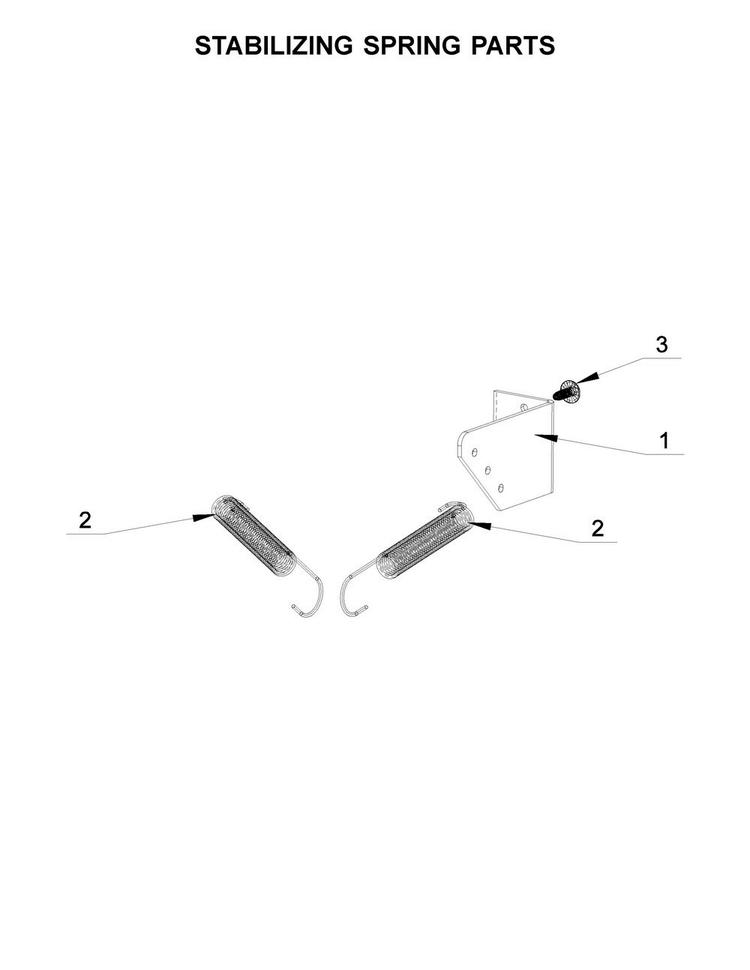 Stabilizing Spring Parts Diagram and Parts List for MXS55PDATS  Maytag Washer
