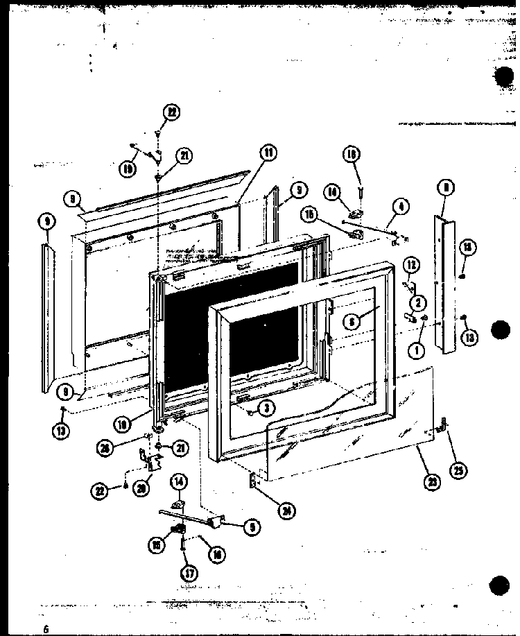 Section 7 Diagram and Parts List for RCC-6-P85318-1S  Amana Microwave