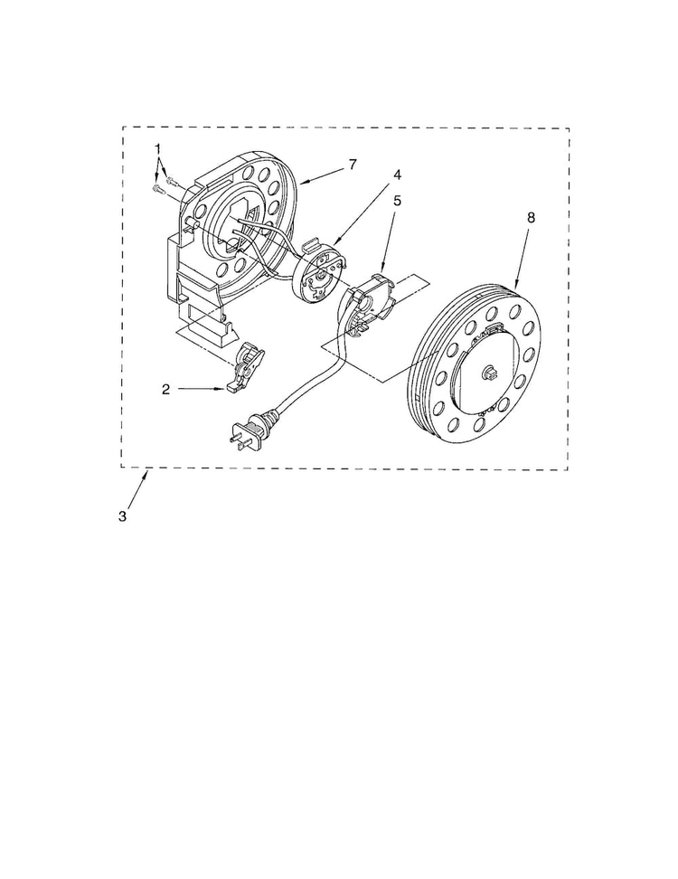 Power Cord Reel Diagram and Parts List for 11620712009  Kenmore Canister Vacuum