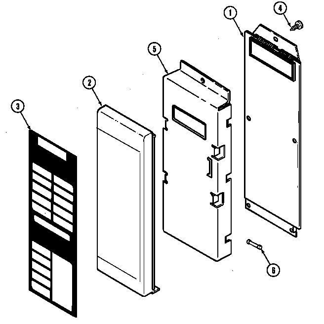 Control Diagram and Parts List for DM15KB-15T  Maytag Microwave
