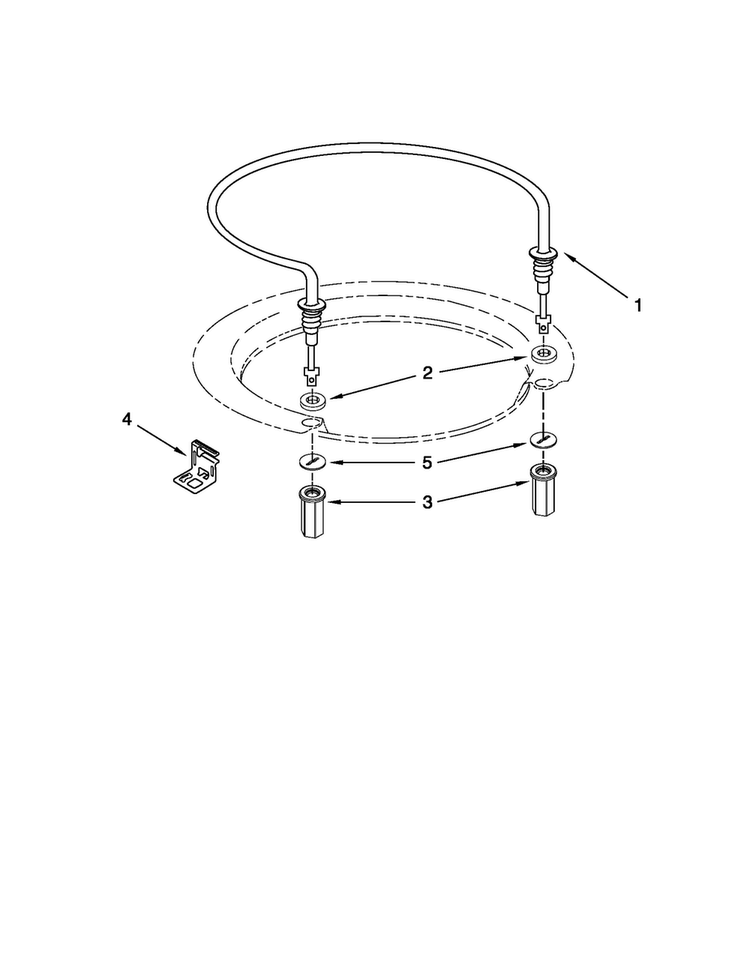 Heater Parts Diagram and Parts List for MDB6769PAQ0  Maytag Dishwasher