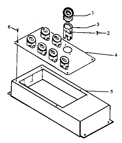 Fuse Box Diagram and Parts List for CARH664E-P1142622NE  Amana Range