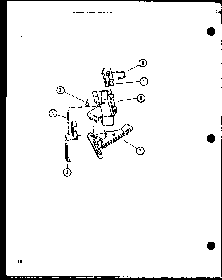 Section 8 Diagram and Parts List for CW2303G P1122908WG Amana Washer