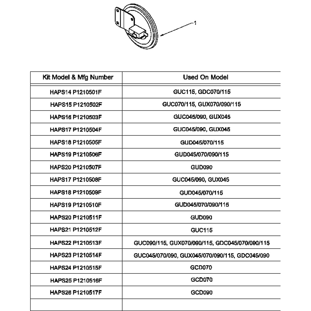 Diagram 5 Diagram and Parts List for HANG10 P1210304F Amana Air Conditioner