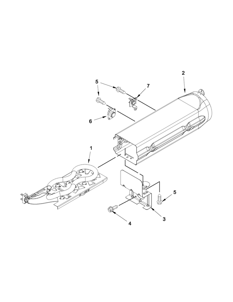 Dryer Heating Parts-electric Diagram and Parts List for MLE20PDBZW1  Maytag Washer Dryer Combo