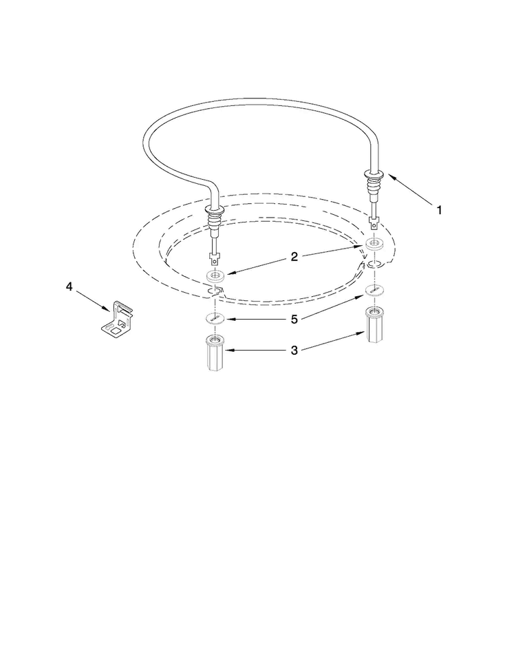 Heater Parts Diagram and Parts List for MDB4709PAB1  Maytag Dishwasher