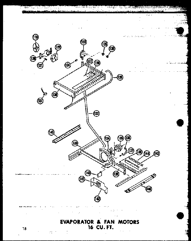 Section 9 Diagram and Parts List for TC18N-A-P60303-59WA  Amana Refrigerator
