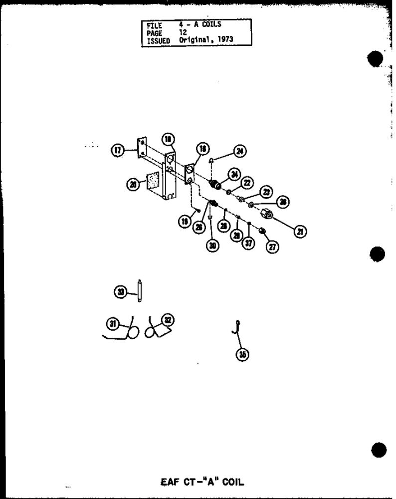 A Coil 5 Diagram and Parts List for D54921-20 P54921-20C Amana Air Conditioner