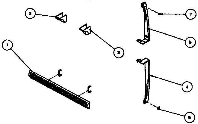 Bhkt Kit Diagram and Parts List for TS18RB-P1158407W  Amana Refrigerator