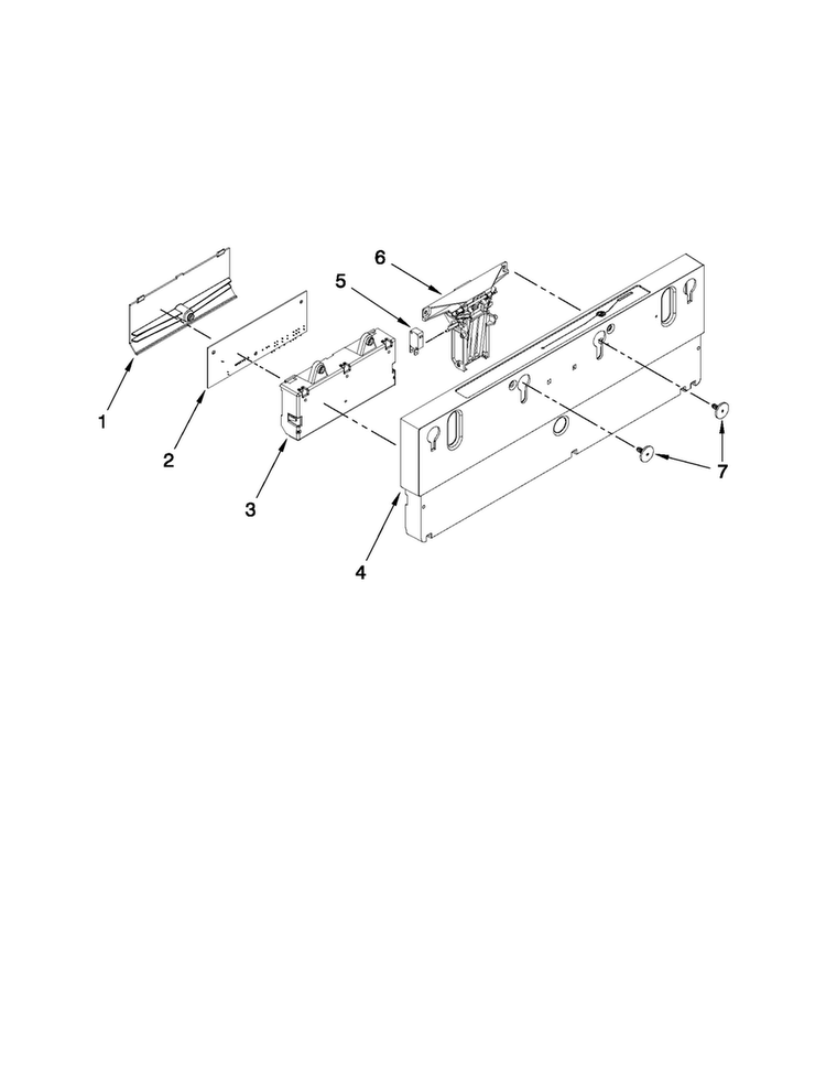 Control Panel Parts Diagram and Parts List for JDB1275AWF0  Jenn-Air Dishwasher