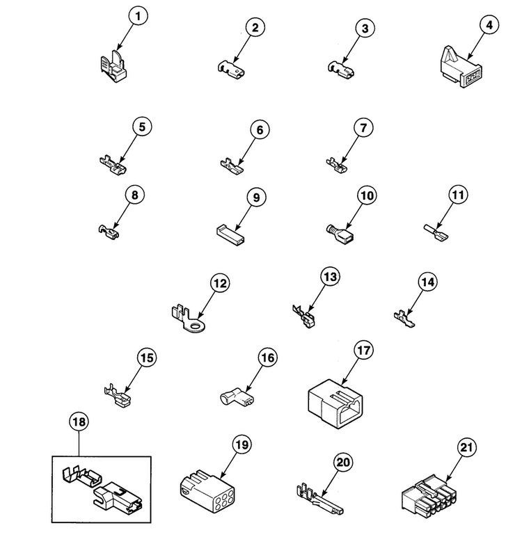 Terminals Diagram and Parts List for SDE907QF1500  Speed Queen Dryer