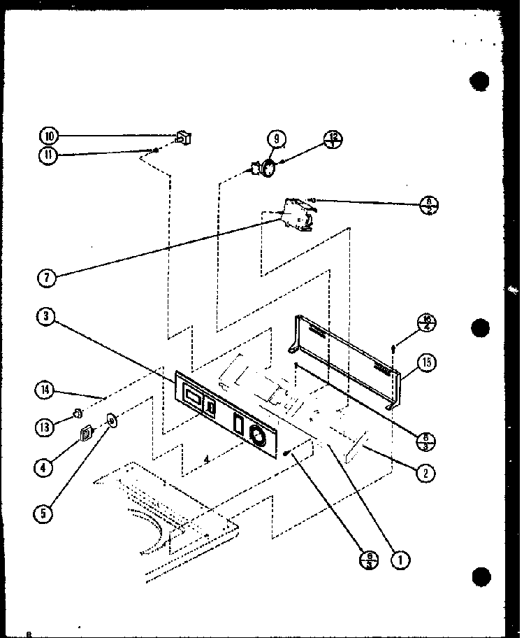 Section 14 Diagram and Parts List for LW1502 P7762132W Amana Washer